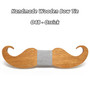 Mustache Wooden Bow Tie