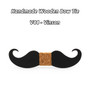 Mustache Wooden Bow Tie