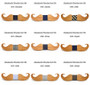 Mustache Wooden Bow Tie