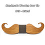 Mustache Wooden Bow Tie