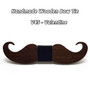 Mustache Wooden Bow Tie