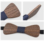 Style Business Banquet Wooden Bow Tie