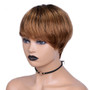 Short Human Hair Lace Front Wigs