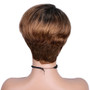 Short Human Hair Lace Front Wigs