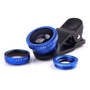 3-in-1 Smartphone Camera Lens Wide + Macro + Fish Eye