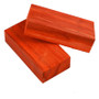 Handmade wood material African Padauk African rosewood Knife handle material plate wood -2 piece