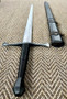 Late Crusader Medieval Sword Hand Forged Blade, Full Tang, Battle Ready Sword