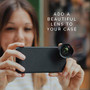 iPhone 8 / iPhone 7 Case || Moment Photo Case in Black Canvas - Thin, Protective, Wrist Strap Friendly case for Camera Lovers.