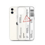 Neverland Plane Ticket iPhone Case