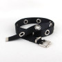 Black Eyelet Belt