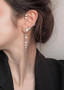 Crystal Cuff Earrings Handmade