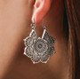 Ethnic Mandala Dangle Earrings