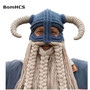 Vikings Beanies Mask Handmade Beard Horn Indispensable for Party