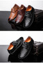 Casual Handmade Leather Mens Sneakers