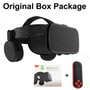 BOBO VR Z6 Wireless Bluetooth 3D Glasses Virtual Reality for Smartphone Immersive Stereo VR Headset Cardboard For iPhone Android