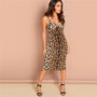 Sexy Backless Leopard Dress