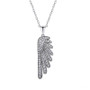Angel Wing Necklace Sterling Silver Cubic Zirconia