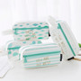 Mint Canvas with Gold Quote Pencil Case, Large