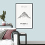 Mount Grinnell Poster Wall Art