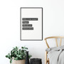 Worth It - Quote Poster wall Art