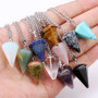 Reiki Natural-Stone Amulet Necklace