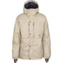 O'Neill Mens Large Beige Hooded Waterproof Warm Winter Snowboard Ski Jacket Coat