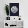 Moon Canvas Poster