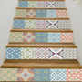 Ceramic Tile Backsplash Decals for Staircase Decals