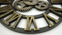 Handmade 3D Gear Wall Clock, Retro Large Vintage Industrial Style Home/Loft Decor