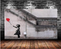 Girl with a Balloon Canvas Banksy Art Print Painting