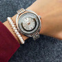 Top Brand Rose Gold Rhinestone Bracelet Watch