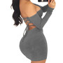 Off the Shoulder Bodycon Mini Dress