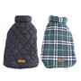 Designer Plaid Waterproof Reversible Dog Jacket