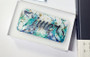 Customize Personal Name Marble Flake glitter bling Soft Phone Case For iPhone