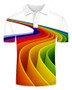 Men's Polo Graphic Optical Illusion Print Short Sleeve Daily Tops Streetwear Exaggerated Rainbow