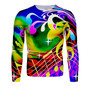 Men's Graphic T-shirt Long Sleeve Daily Tops Basic Round Neck Rainbow