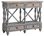 Stein World Four Drawer Console Table 13690