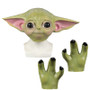 The Mandalorian Baby Yoda Grogu Cosplay Helmet Glove Halloween Props