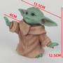 Star Wars The Mandalorian The Child Baby Yoda Action Figure Collection Toy Resin Star Wars Accessories Prop