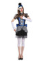 BFJFY Women Halloween Ghost Bride Cosplay Costume Devils Clown Costume