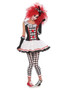 BFJFY Women Halloween Circus Clown Performance Costume