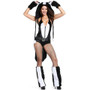 BFJFY Women's Sassy Skunk Animal Themed Halloween Cosplay Costume