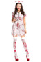 BFJFY Halloween Women's Cosplay Bloody Bleeding Nurse Dress Zombie Costume