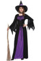 BFJFY Women's Purple Witch Costume Dress Halloween Cosplay