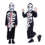BFJFY Kid's Boy's Halloween Zombie Skull Bones Cosplay Costume