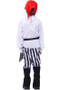 BFJFY Boys Pirate Cosplay Costume For Halloween Carnival