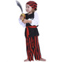 BFJFY Boys Halloween Skull Skeleton Pirate Cosplay Costume