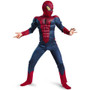 BFJFY Boy Spiderman Muscle Superhero Halloween Cosplay Costume
