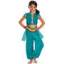 BFJFY Girls Jasmine Sparkle Classic Childrens Arabian Princess Costume