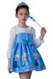 BFJFY Halloween Girl's Princess Dress Disney Frozen Princess Sophia Pattern Cosplay